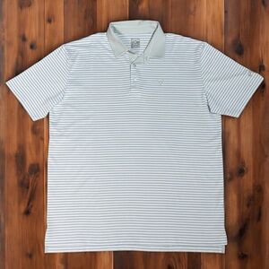 Callaway Striped Golf Polo – Men's XL‎ – Blue/Grey/White – Excellent Condition